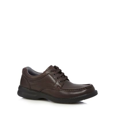 Clarks Brown leather 'Keeler Walk' shoes